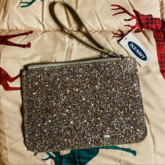 Old Navy Handbags - Old Navy Glitter Wristlet